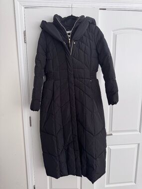 Cole Haan Long Puffer Down and feather coat